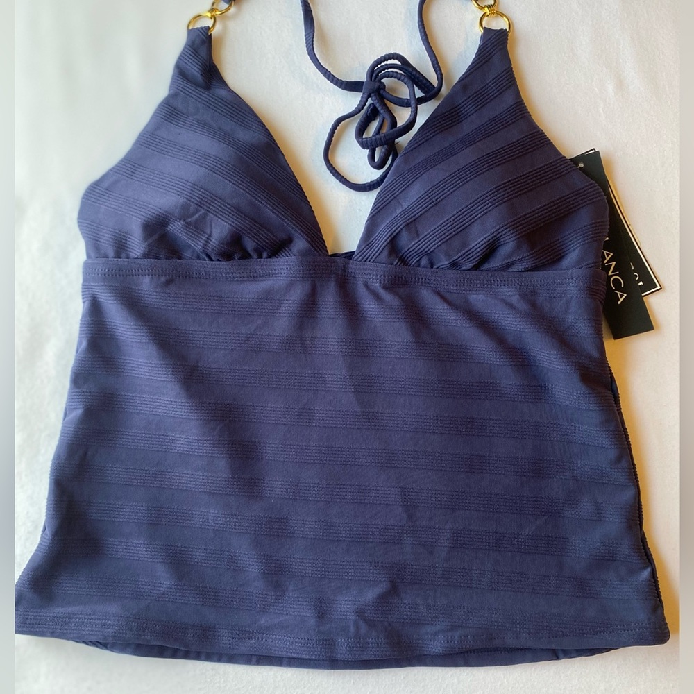 La Blanca tankini swim top